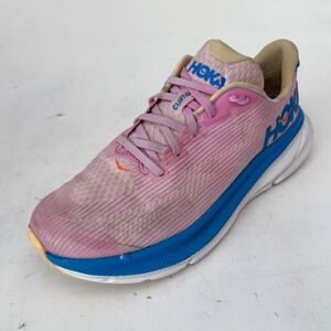 Hoka Pink Clifton 9 Running Shoes Youth 6Y (Womens 7.5) CSLC Sneakers